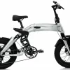 Velo Fatbike Electrique Pliant Moteur Pedalier Bad Bike 250W Gris