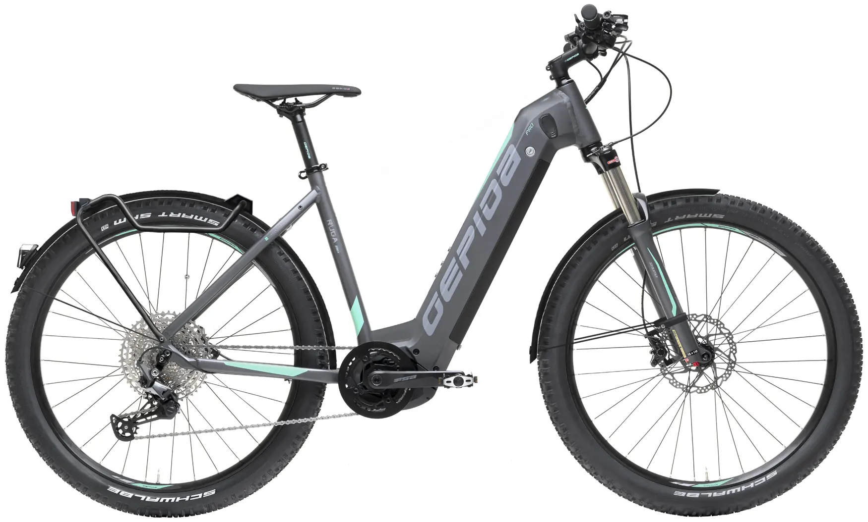 VTT Electrique Femme Bosch 27,5 Pouces Gepida Rugo Noir 500-19"