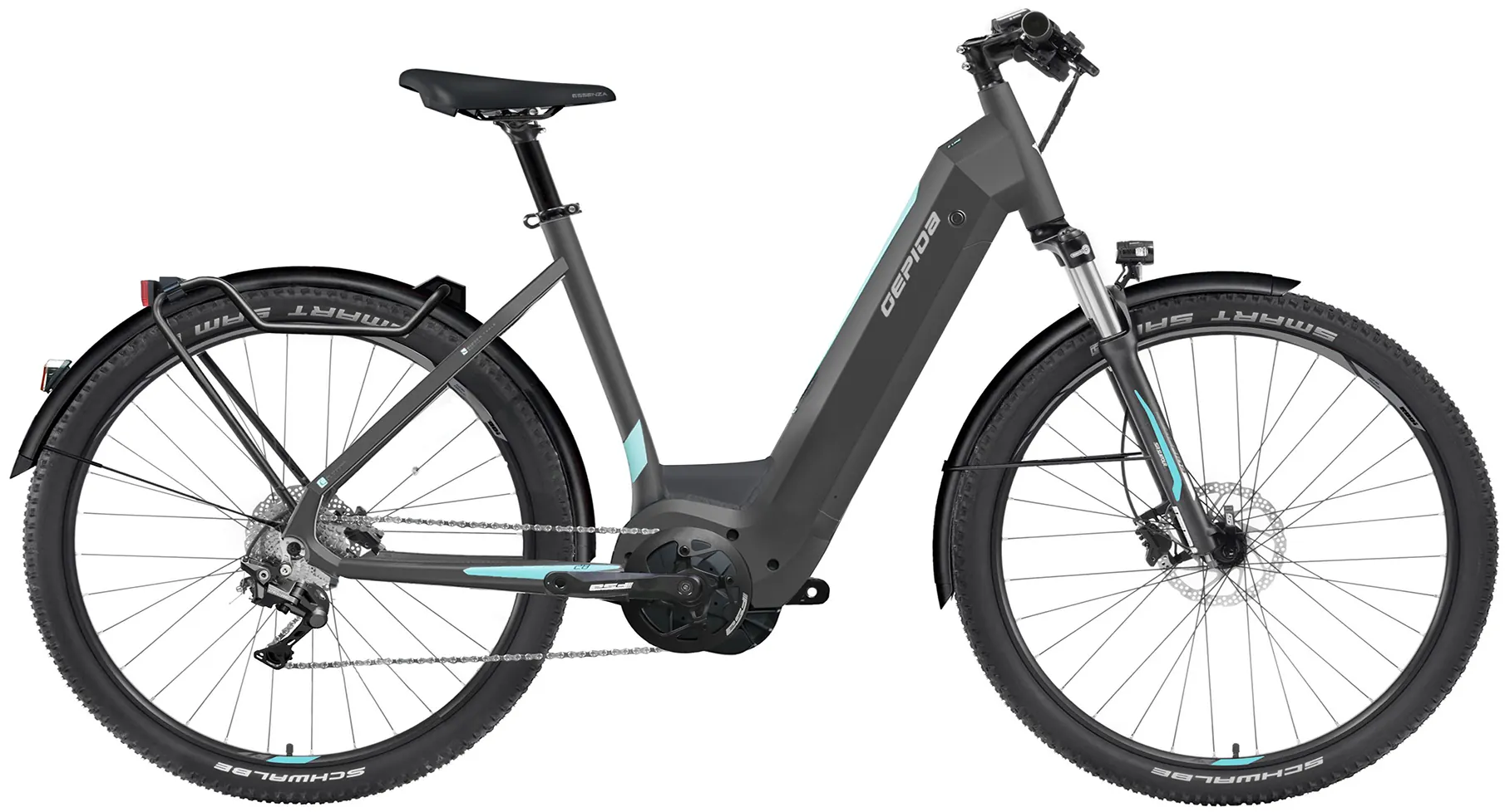 VTT Electrique Femme Bosch 29 Pouces Gepida Sirmium Gris 500Wh 17"