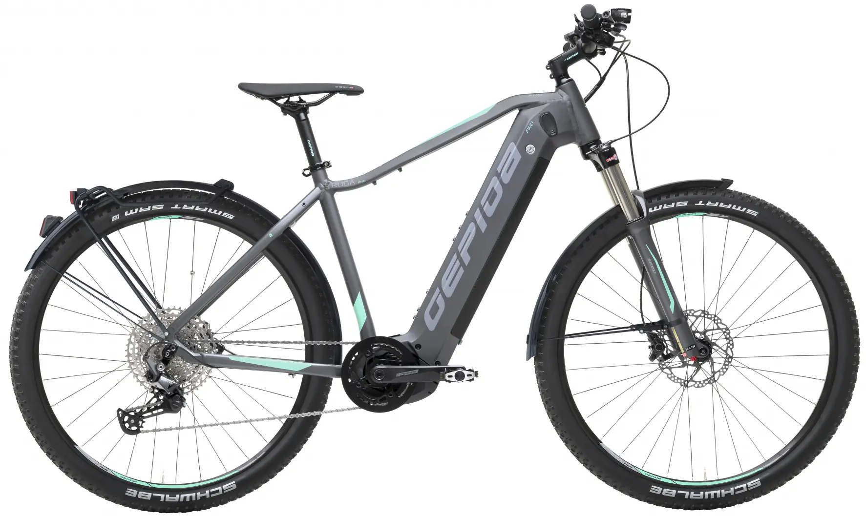 Gepida VTT Electrique Hardtail Bosch Moteur Central 29 Pouces Rugo Gris 750-15"