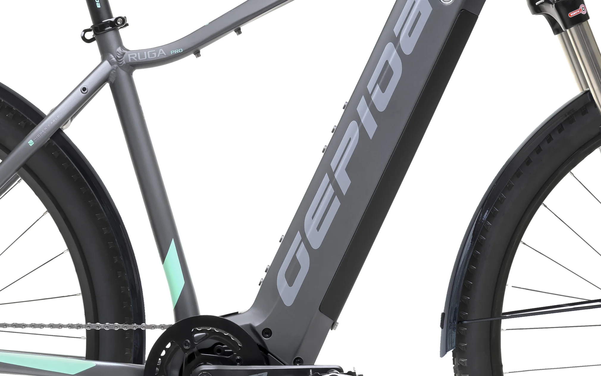 Gepida VTT Electrique Hardtail Bosch Moteur Central 29 Pouces Rugo Gris 750-15" – Image 3