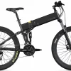 VTT Electrique Pliant Tout Suspendu Speed Bike 27,5 Legend Etna 500W Noir
