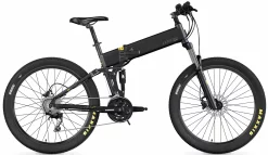 VTT Electrique Pliant Tout Suspendu Legend Etna 27,5 Pouces 250W 14ah Noir