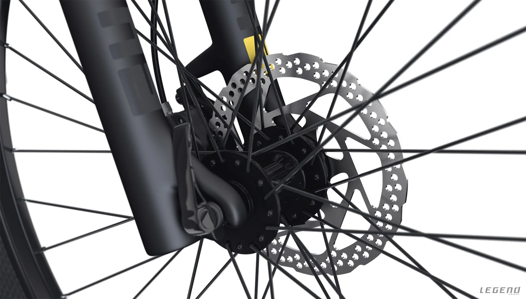 VTT Electrique Pliant Tout Suspendu Legend Etna 27,5 Pouces 250W 14ah Noir – Image 3