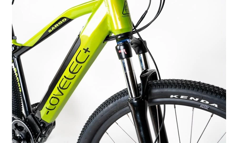 VTT Electrique Moteur Pedalier 29 Pouces Lovelec Sargo Vert 540Wh 19" – Image 2