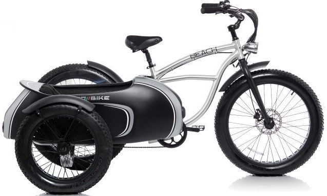 Fat Bike Electrique Velo Side Car Beach Cruiser Bad Bike 250W Alu – Image 3