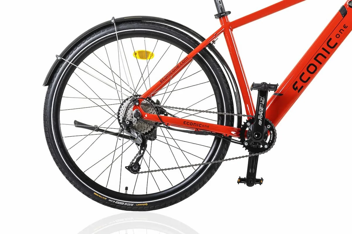 VTC Electrique Homme 28 Pouces Econic One Urban Smart XL 52cm Rouge – Image 5