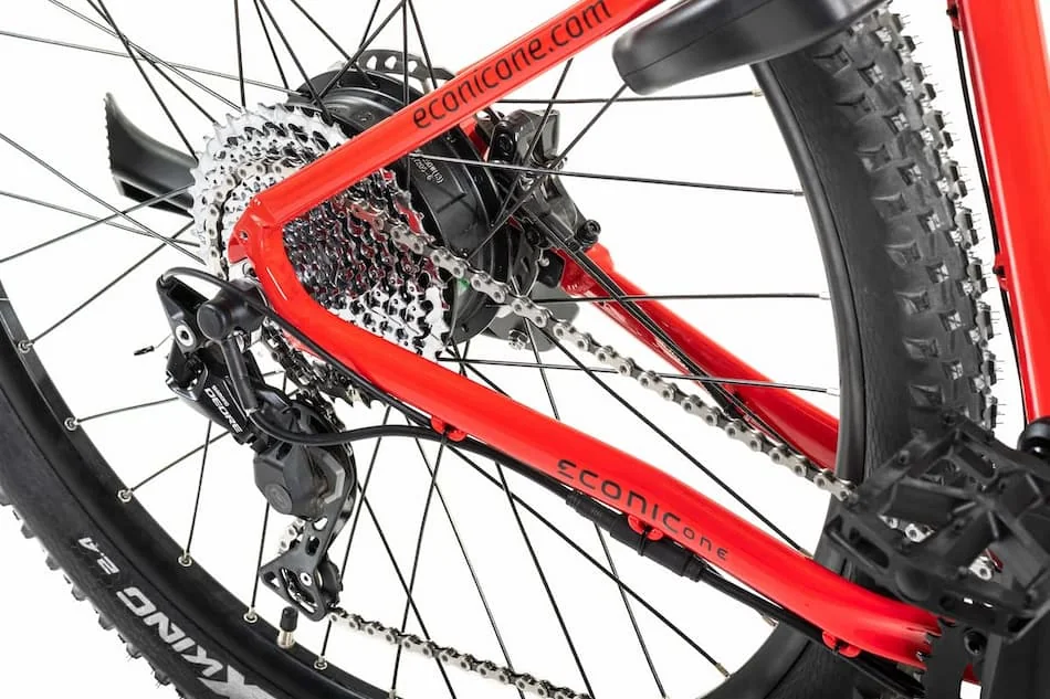 VTT Electrique 29 Pouces Econic One Cross-country XL 52cm Rouge – Image 6