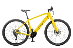 Velo Route Electrique Moteur Pedalier Econic One Bandit M Jaune