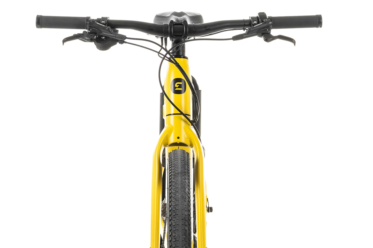 Velo Route Electrique Moteur Pedalier Econic One Bandit M Jaune – Image 3