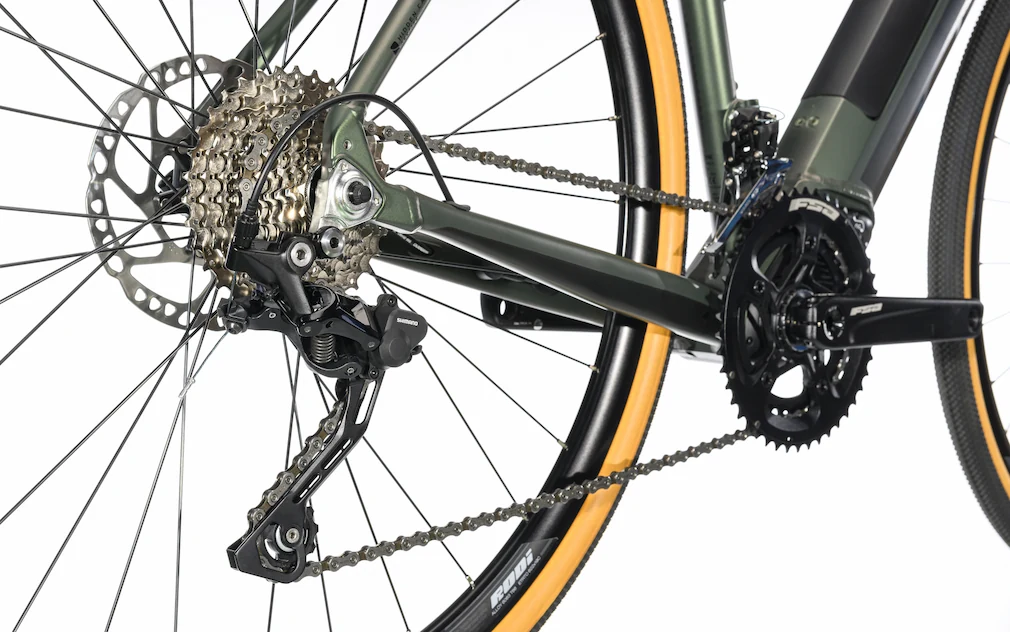 Velo Route Electrique Gepida Cassis GRX 400 28 Pouces Moteur Central 54cm – Image 4