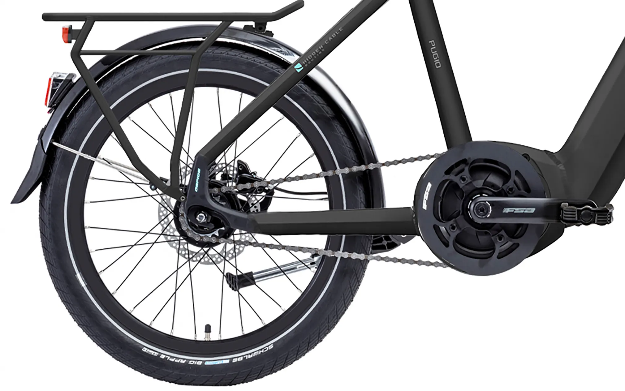 Mini Velo Electrique 20 Pouces Bosch Moteur Central Gepida Pugio Nexus 8 Noir 500Wh – Image 4