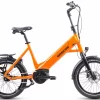 Grecos Mini Velo Electrique Bosch Moteur Pedalier 20 Pouces Eli 7.0 Orange