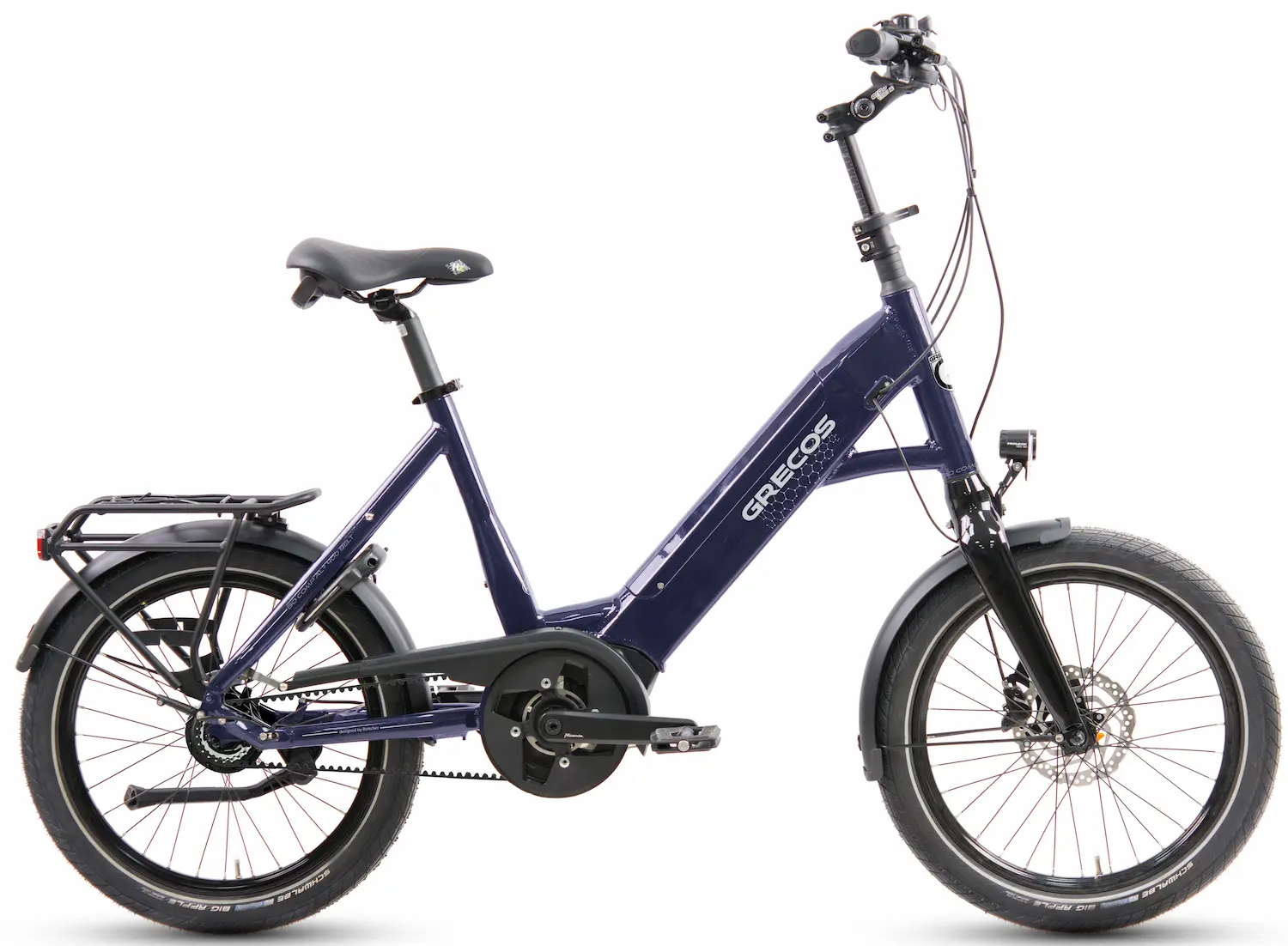 Grecos Mini Velo Electrique Bosch Moteur Pedalier 20 Pouces Eli 8.0