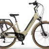 Ecobike Speed Bike VTC Electrique Femme 28 Pouces X-City Or 43cm