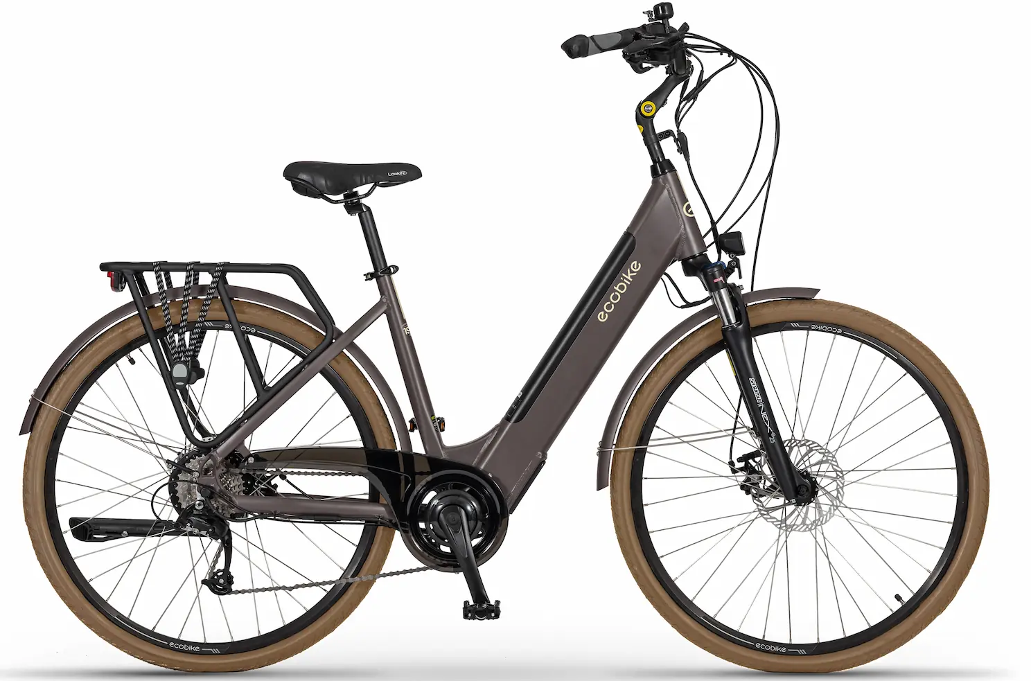 Ecobike Speed Bike VTC Electrique Femme 28 Pouces X-City Gris 48cm