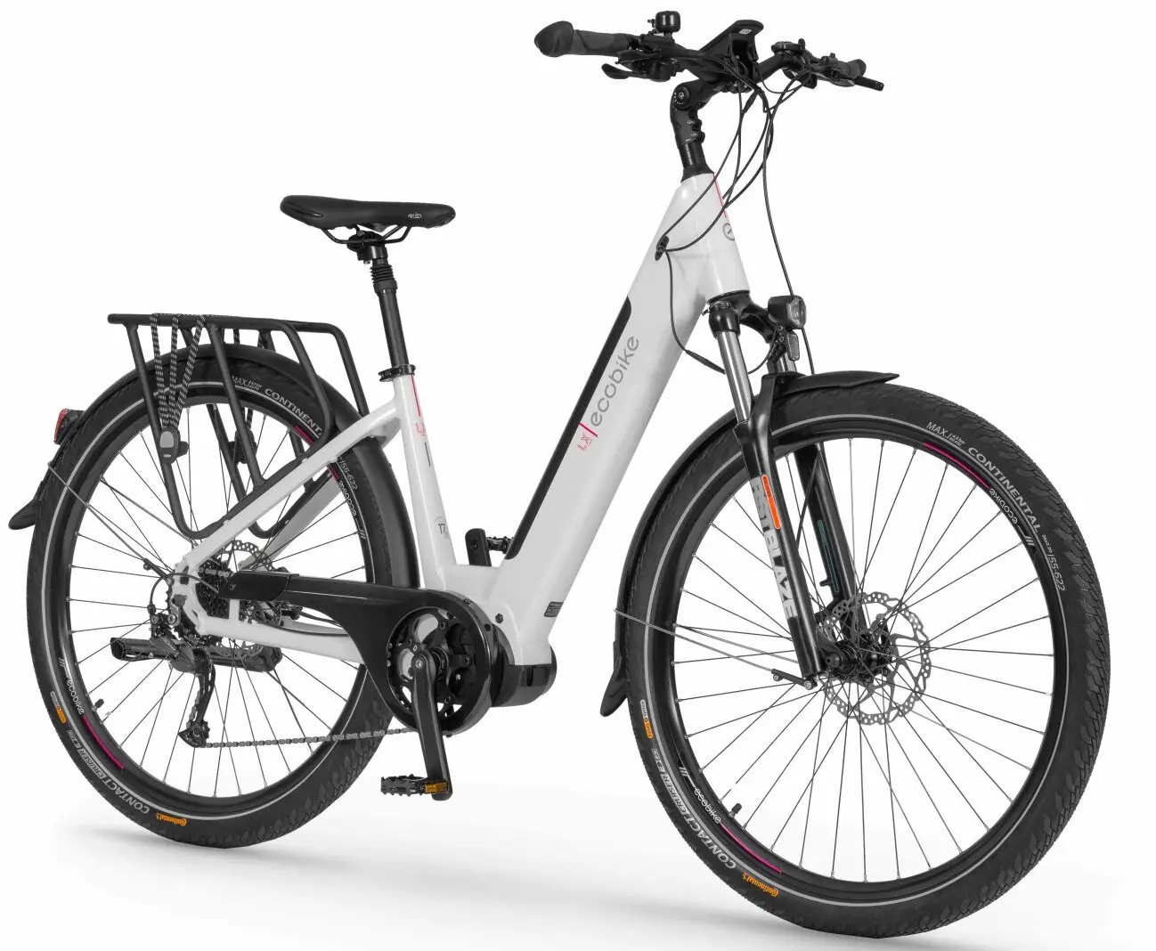 Ecobike Speed Bike VTC Electrique Femme 28 Pouces Moteur Pedalier LX300 500Wh – Image 3