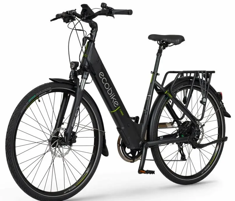Speed Bike Velo Electrique Femme 28 Pouces Ecobike X-cross Noir 48cm 468Wh – Image 3
