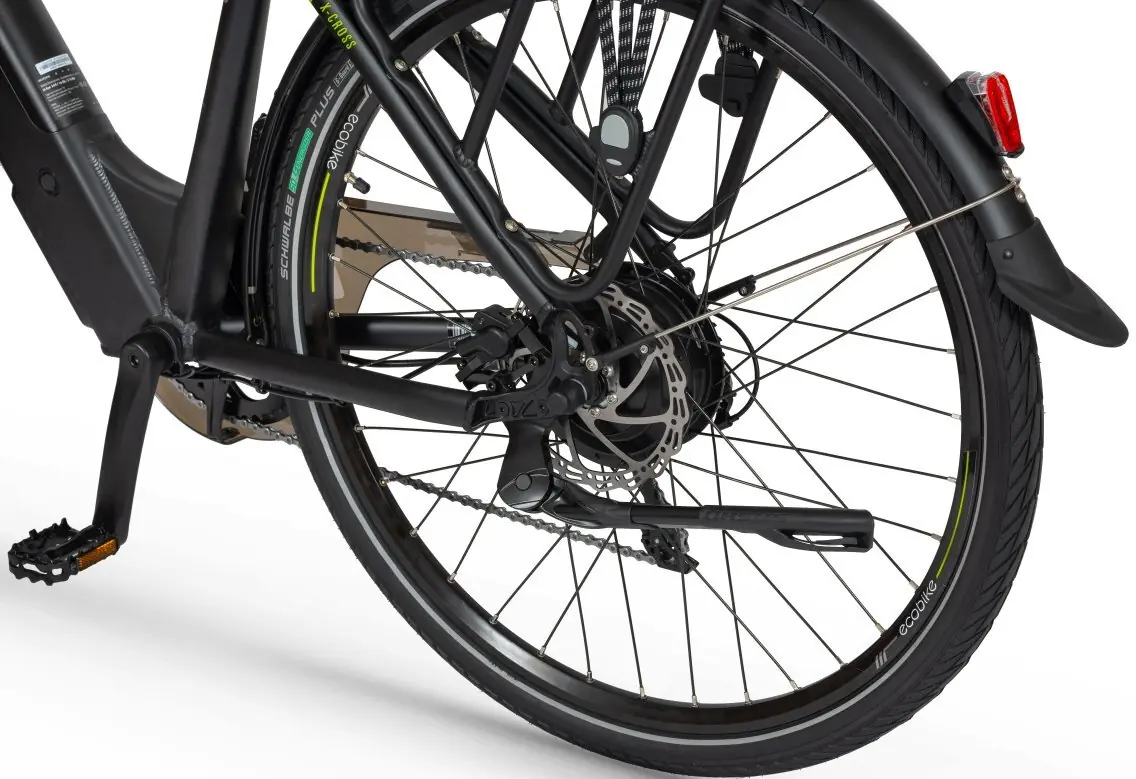 Speed Bike Velo Electrique Femme 28 Pouces Ecobike X-cross Noir 48cm 468Wh – Image 5