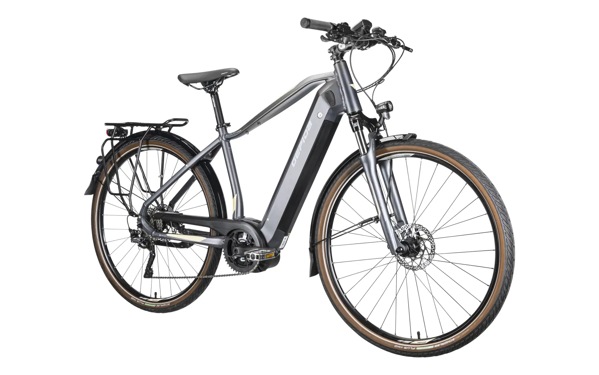 VTC Electrique Homme 28 Pouces Bosch Moteur Central Gepida XT10 Gris 400-56 – Image 2