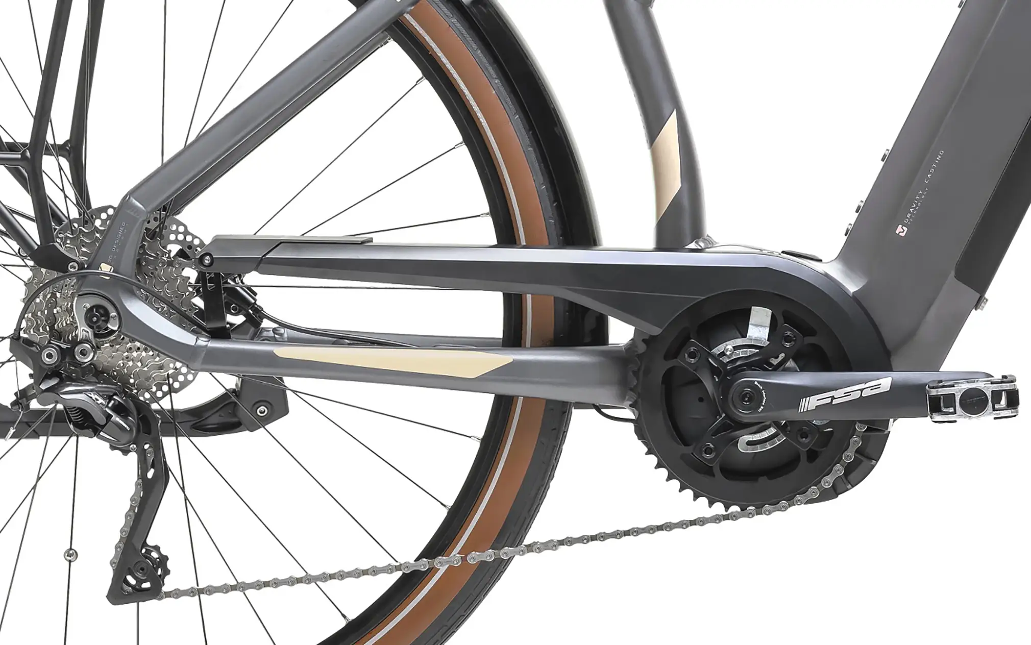 VTC Electrique Unisex 28 Pouces Bosch Moteur Central Gepida Trapez XT10 Violet 500-44 – Image 4